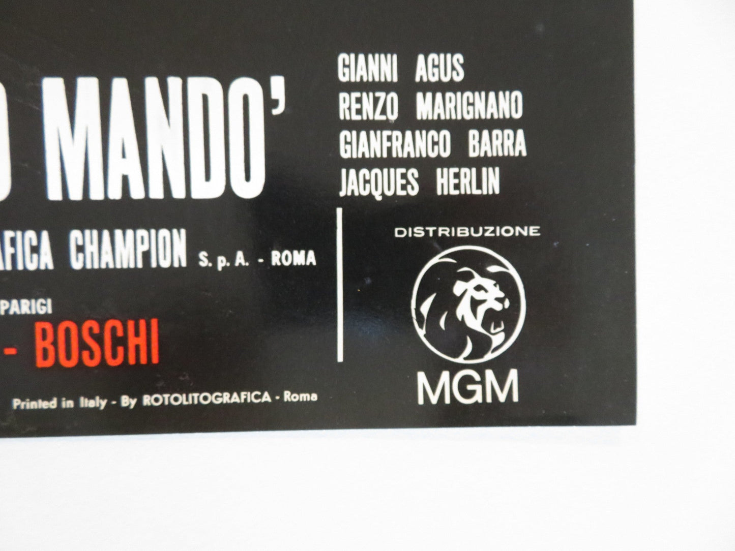 DIRTY WEEKEND - D ITALIAN FOTOBUSTA POSTER OLIVER REED MARCELLO MASTROIANNI 1973 Rendezvous Cinema Movie posters