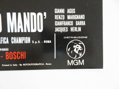 DIRTY WEEKEND - D ITALIAN FOTOBUSTA POSTER OLIVER REED MARCELLO MASTROIANNI 1973 Rendezvous Cinema Movie posters