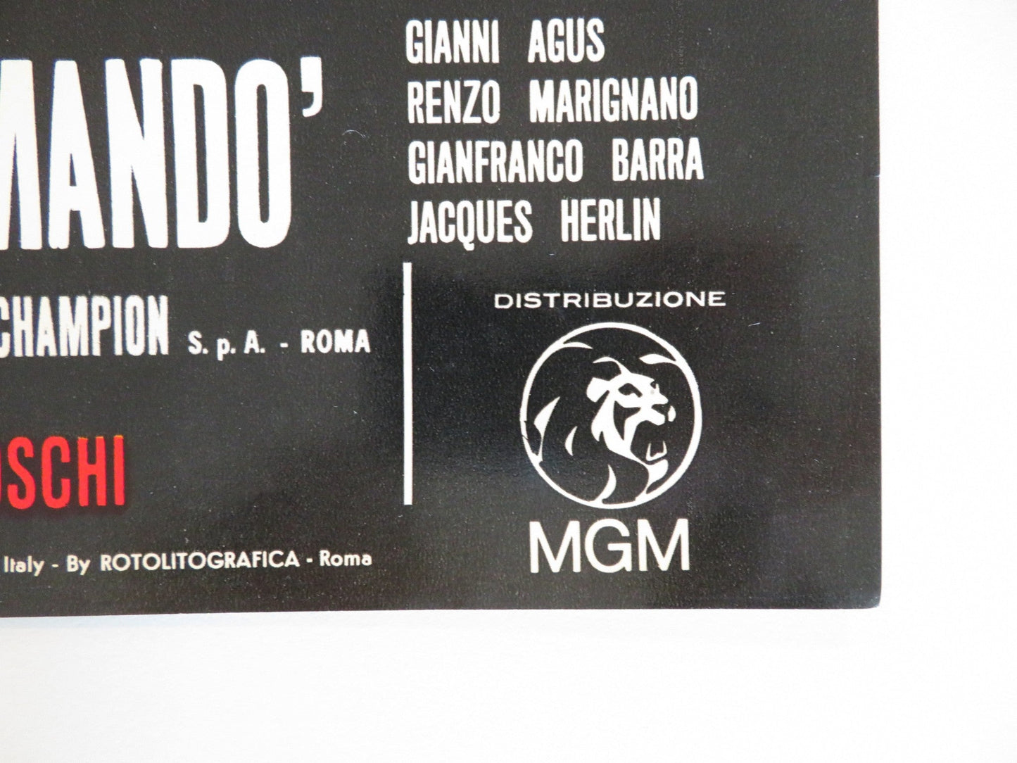 DIRTY WEEKEND - F ITALIAN FOTOBUSTA POSTER OLIVER REED MARCELLO MASTROIANNI 1973 Rendezvous Cinema Movie posters