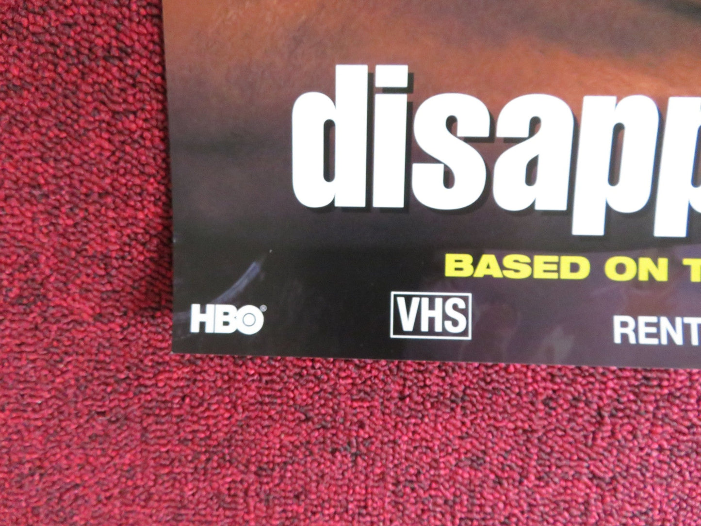 DISAPPEARING ACTS VHS POSTER POSTER WESLEY SNIPES SANAA LATHAN 2000 Rendezvous Cinema Movie posters