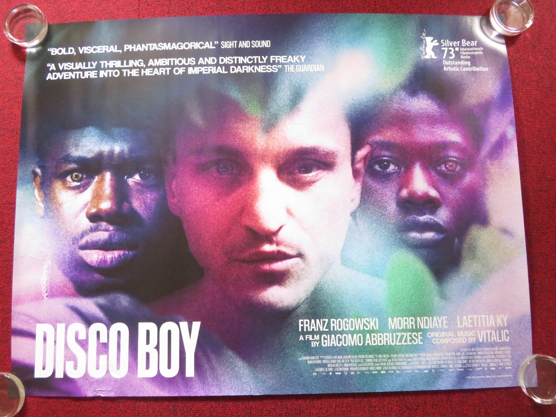 DISCO BOY UK QUAD ROLLED POSTER MORR NDIAYE WAHAB OLADITI 2023 Rendezvous Cinema Movie posters