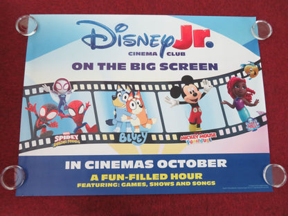 Disney Jr. Cinema Club - B UK Quad Rolled Poster Mickey Mouse Bluey 2024 Movie posters