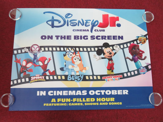 Disney Jr. Cinema Club - B UK Quad Rolled Poster Mickey Mouse Bluey 2024 Movie posters