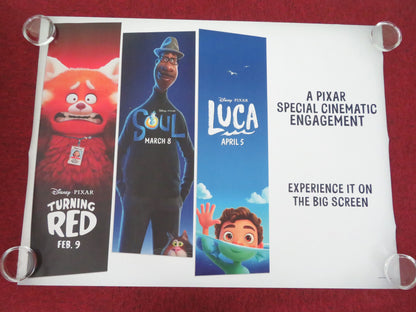Disney Pixar Movie Collection UK Quad Rolled Poster Turning Red Luca Soul 2024 Movie posters
