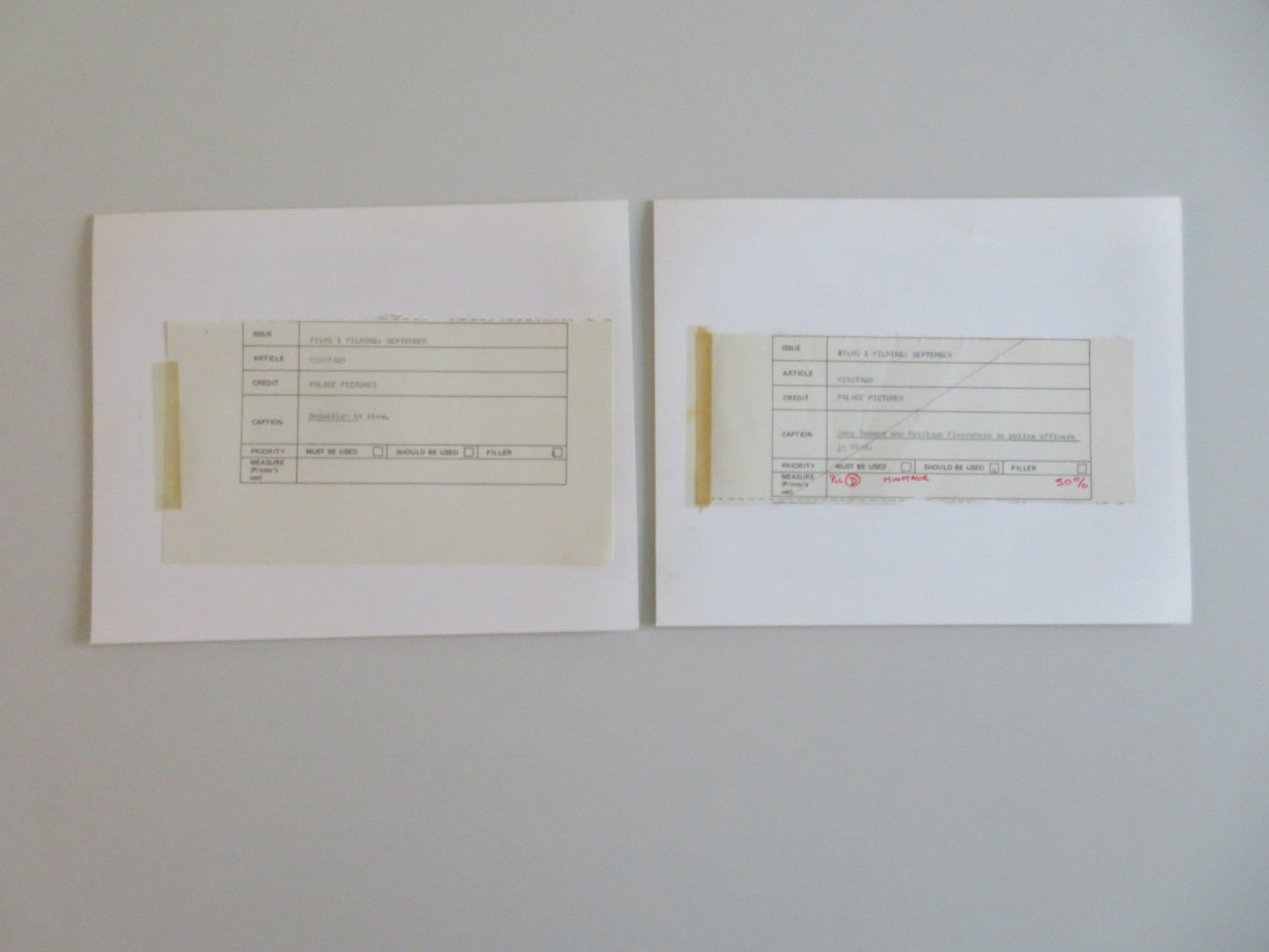 DIVA MOVIE STILL PHOTO LOT OF 2 RICHARD BOHRINGER ANNY ROMAND 1981 - Rendezvous Cinema