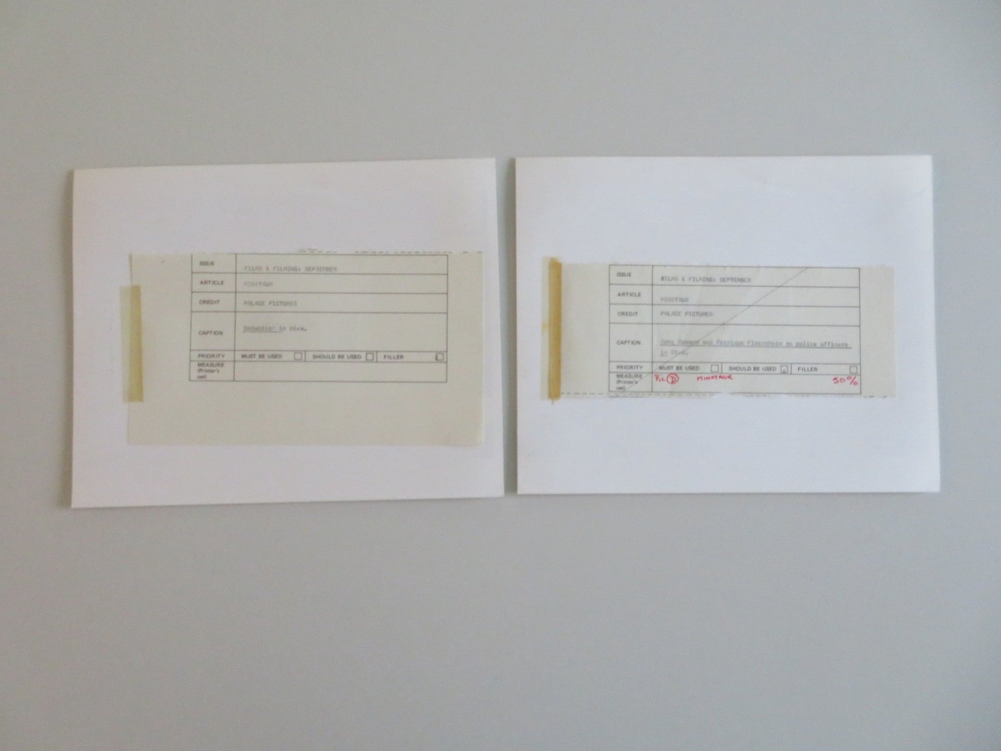 DIVA MOVIE STILL PHOTO LOT OF 2 RICHARD BOHRINGER ANNY ROMAND 1981 - Rendezvous Cinema