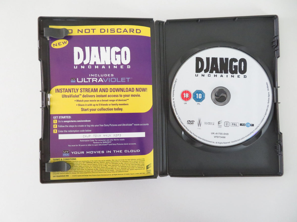 Django Unchained (DVD) Jamie Foxx, Christoph Waltz, L. DiCaprio 2012 Region 2 Movie posters
