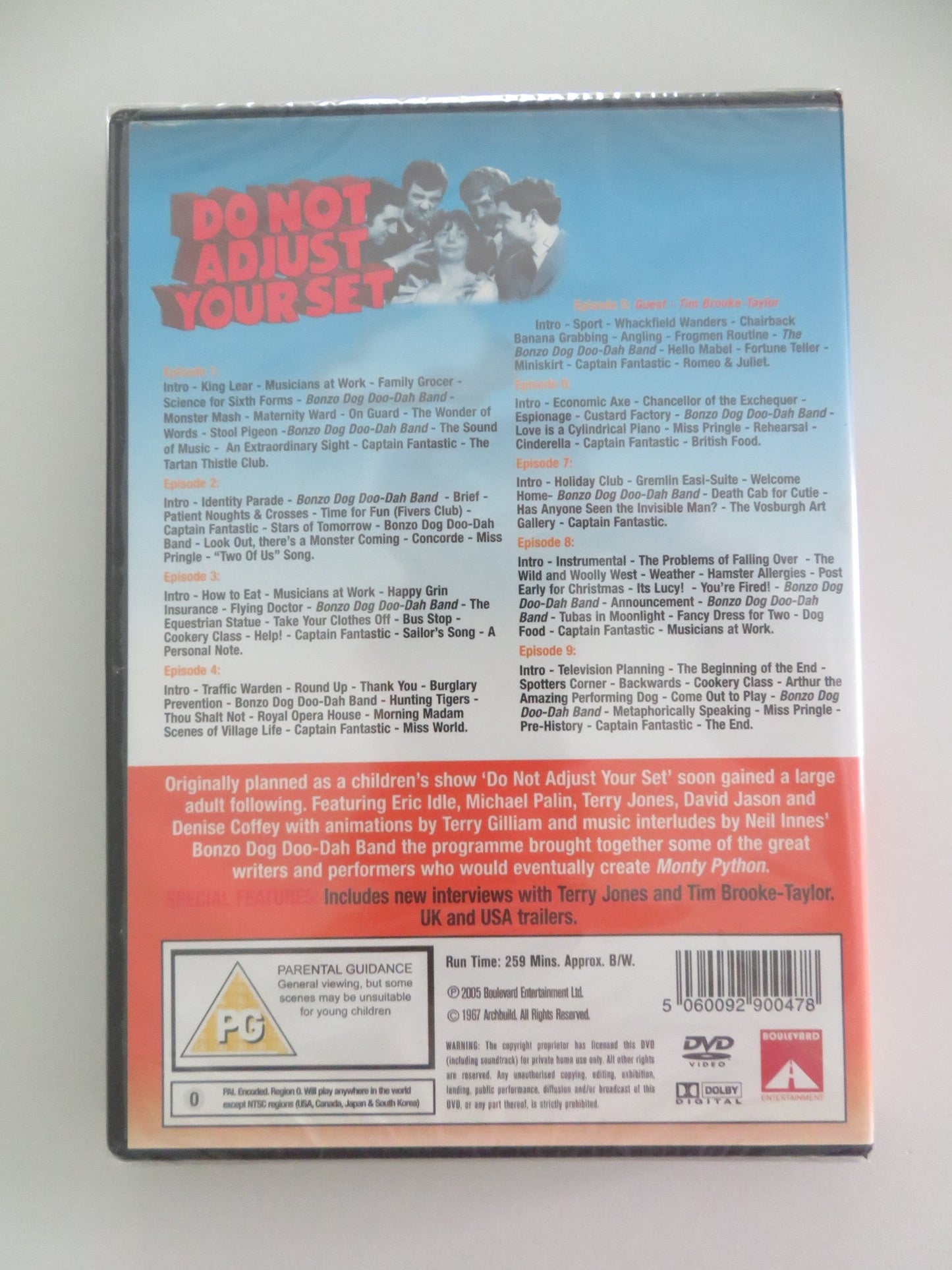 DO NOT ADJUST YOUR SET (DVD) ERIC IDLE TERRY JONES MICHAEL PALIN 1967 REGION 0 Movie posters