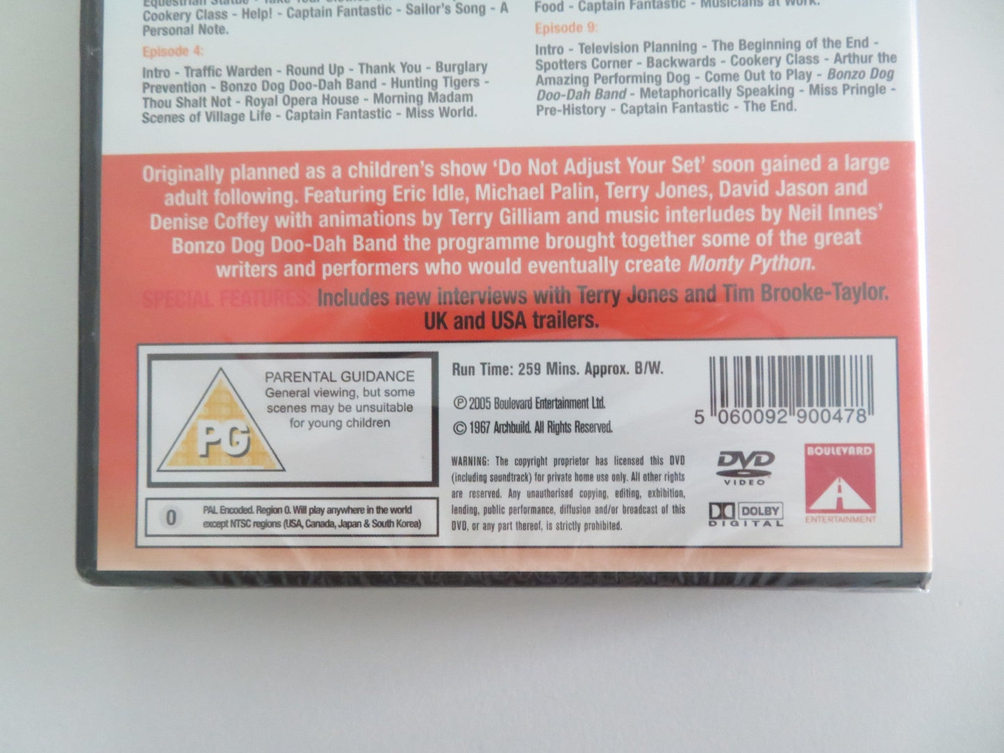 DO NOT ADJUST YOUR SET (DVD) ERIC IDLE TERRY JONES MICHAEL PALIN 1967 REGION 0 Movie posters