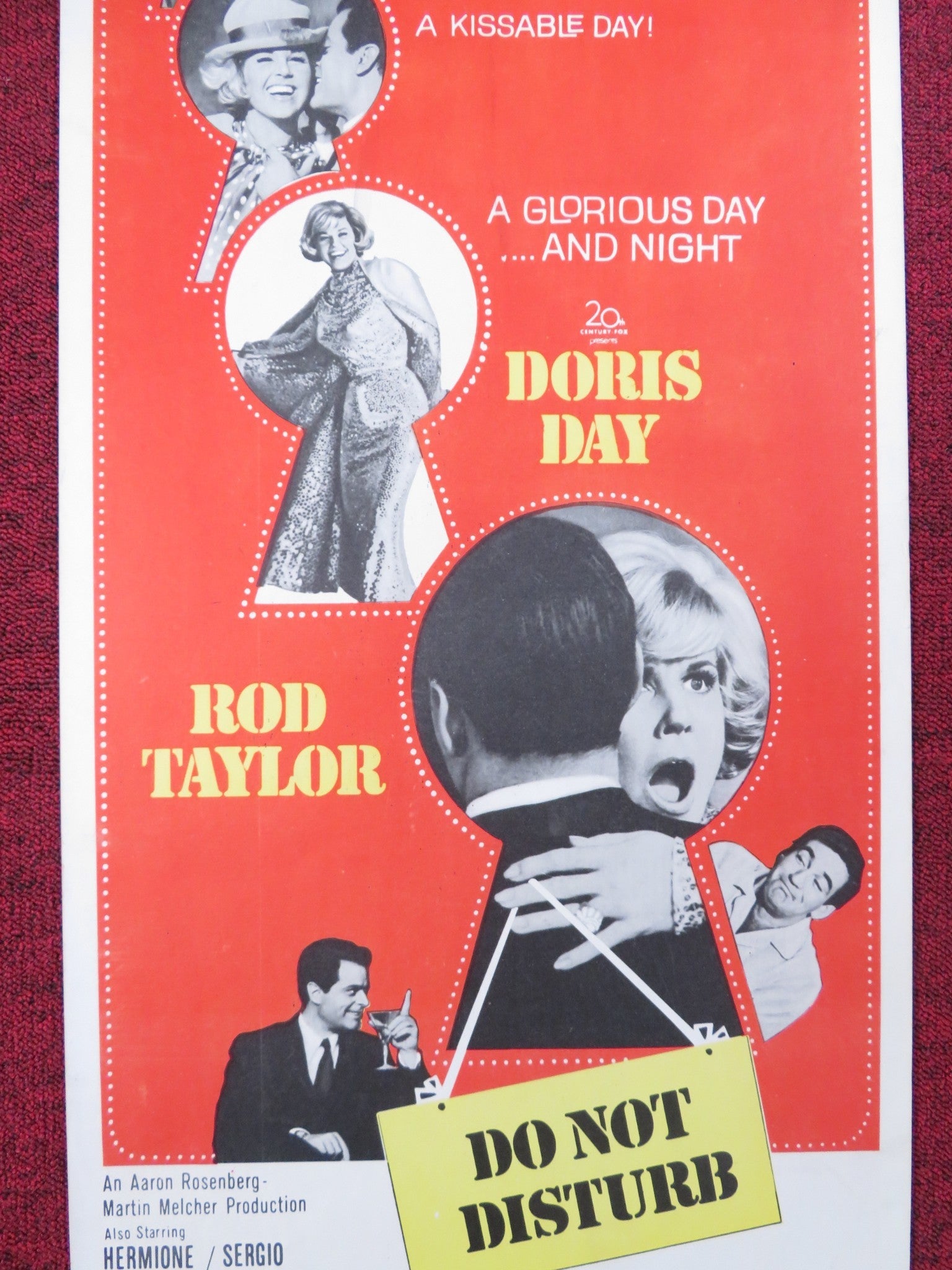DO NOT DISTURB US INSERT POSTER DORIS DAY ROB TAYLOR 1965 Rendezvous Cinema Movie posters