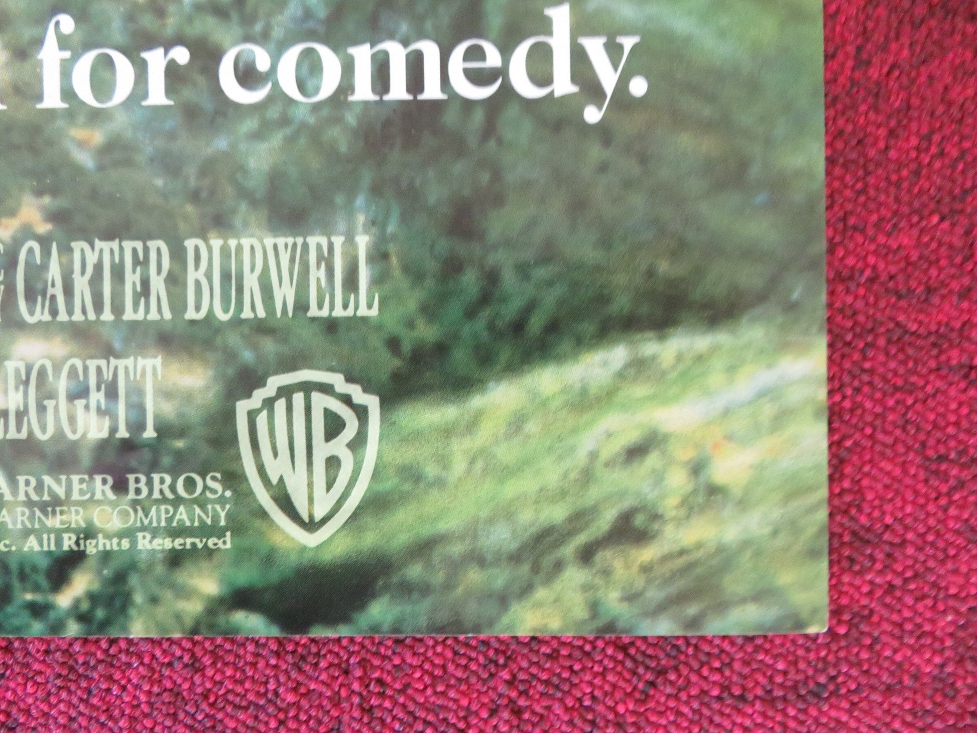 DOC HOLLYWOOD UK QUAD POSTER FOLDED MICHAEL J. FOX WOODY HARRELSON 1991 Movie posters