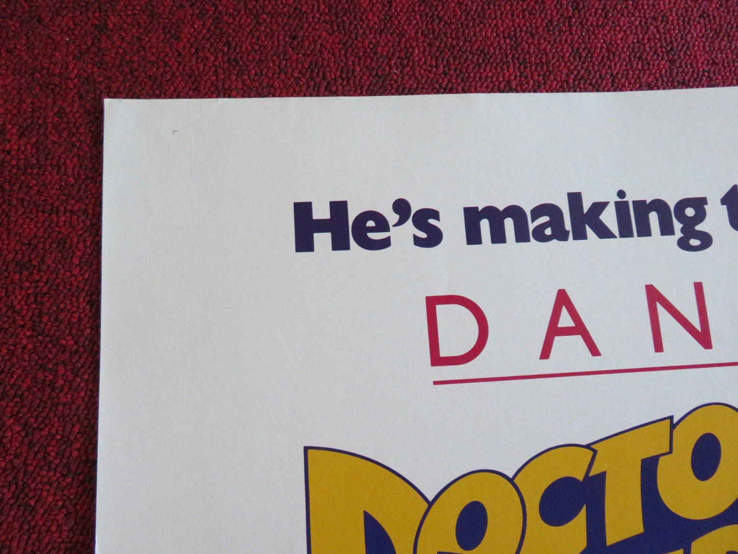 DOCTOR DETROIT FOLDED US ONE SHEET POSTER DAN AYKROYD GEORGE FRUTH 1983 Rendezvous Cinema Movie posters