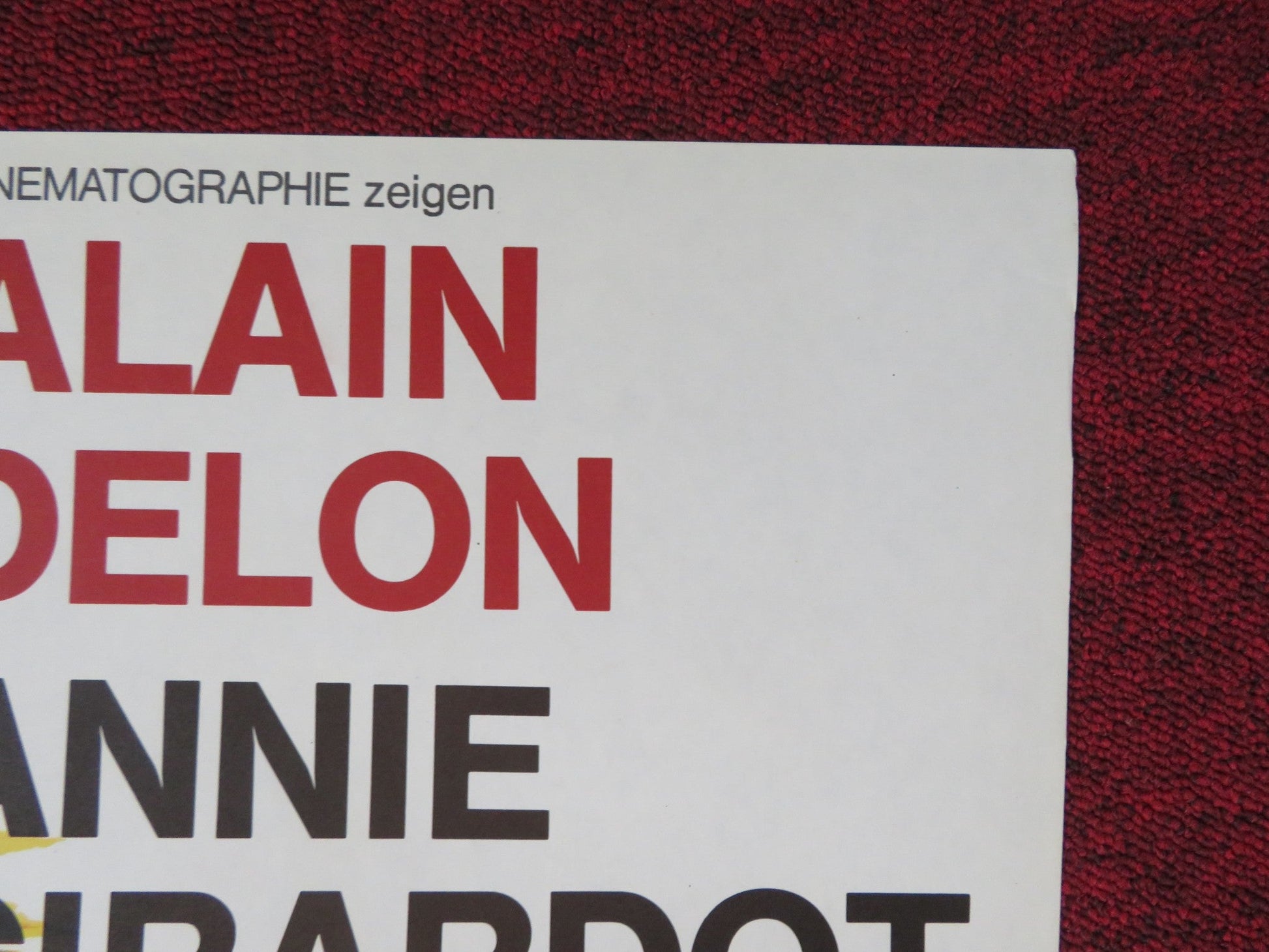 DOCTOR IN THE NUDE GERMAN A1 POSTER FOLDED ALAIN DELON ANNIE GIRARDOT 1973 Rendezvous Cinema Movie posters