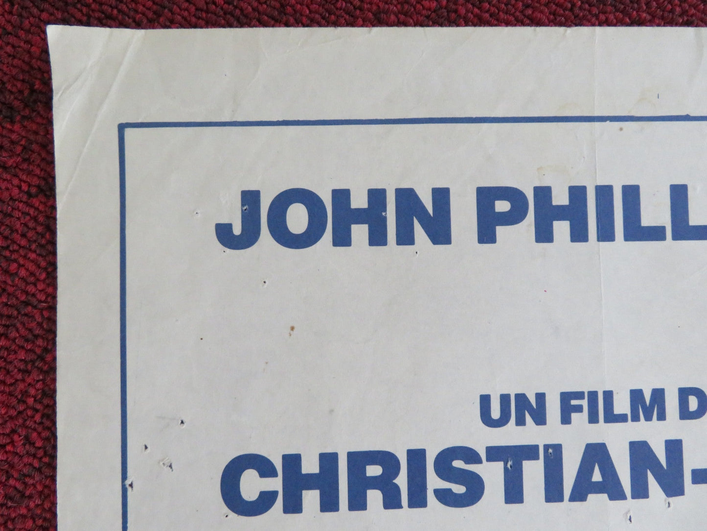 DOCTOR JUSTICE FRENCH POSTER ROLLED JOHN PHILLIP LAW GERT FROBE 1975 Rendezvous Cinema Movie posters