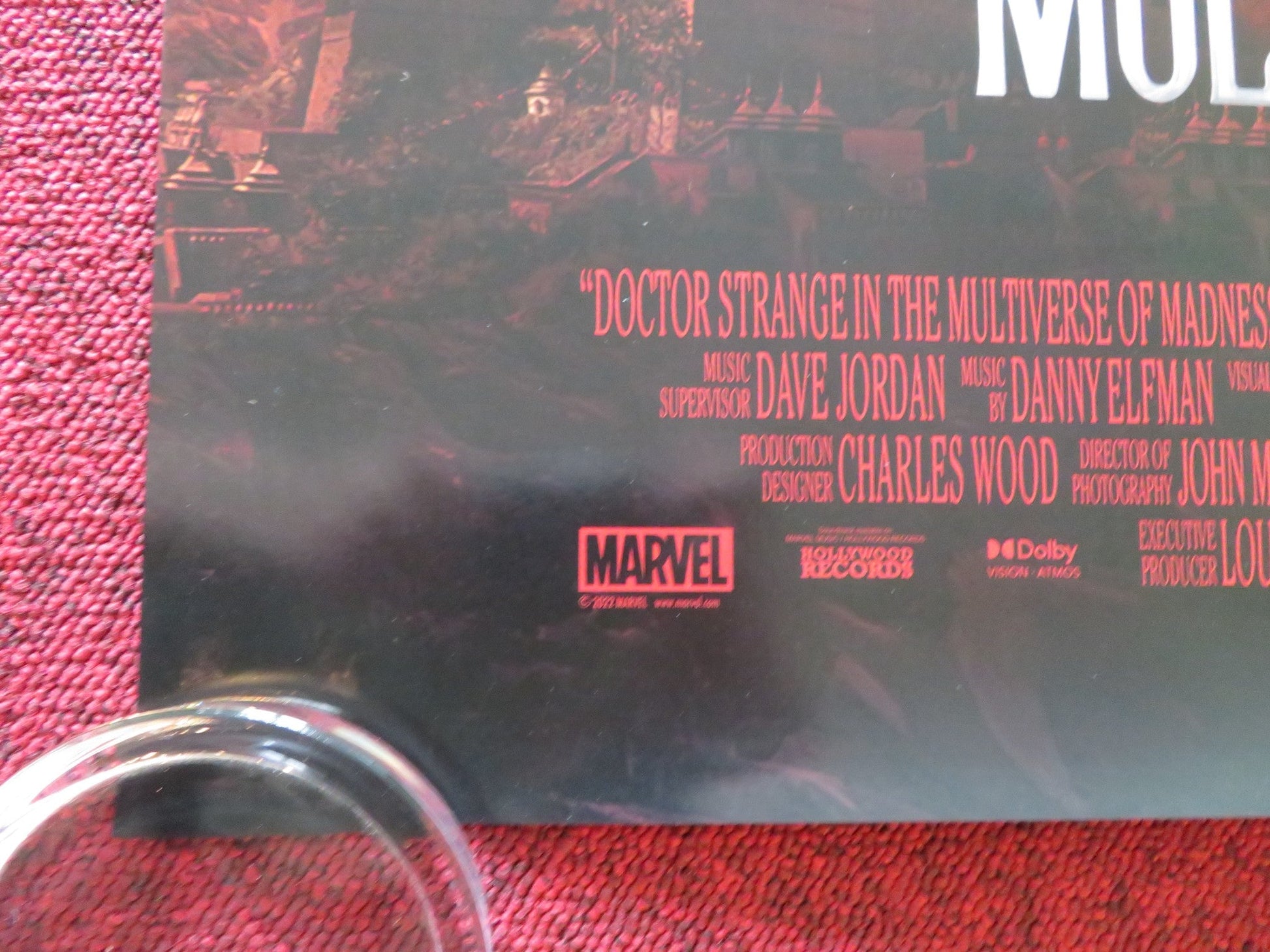 DOCTOR STRANGE IN THE MULTIVERSE OF MADNESS - A US ONE SHEET ROLLED POSTER 2022 Rendezvous Cinema Movie posters