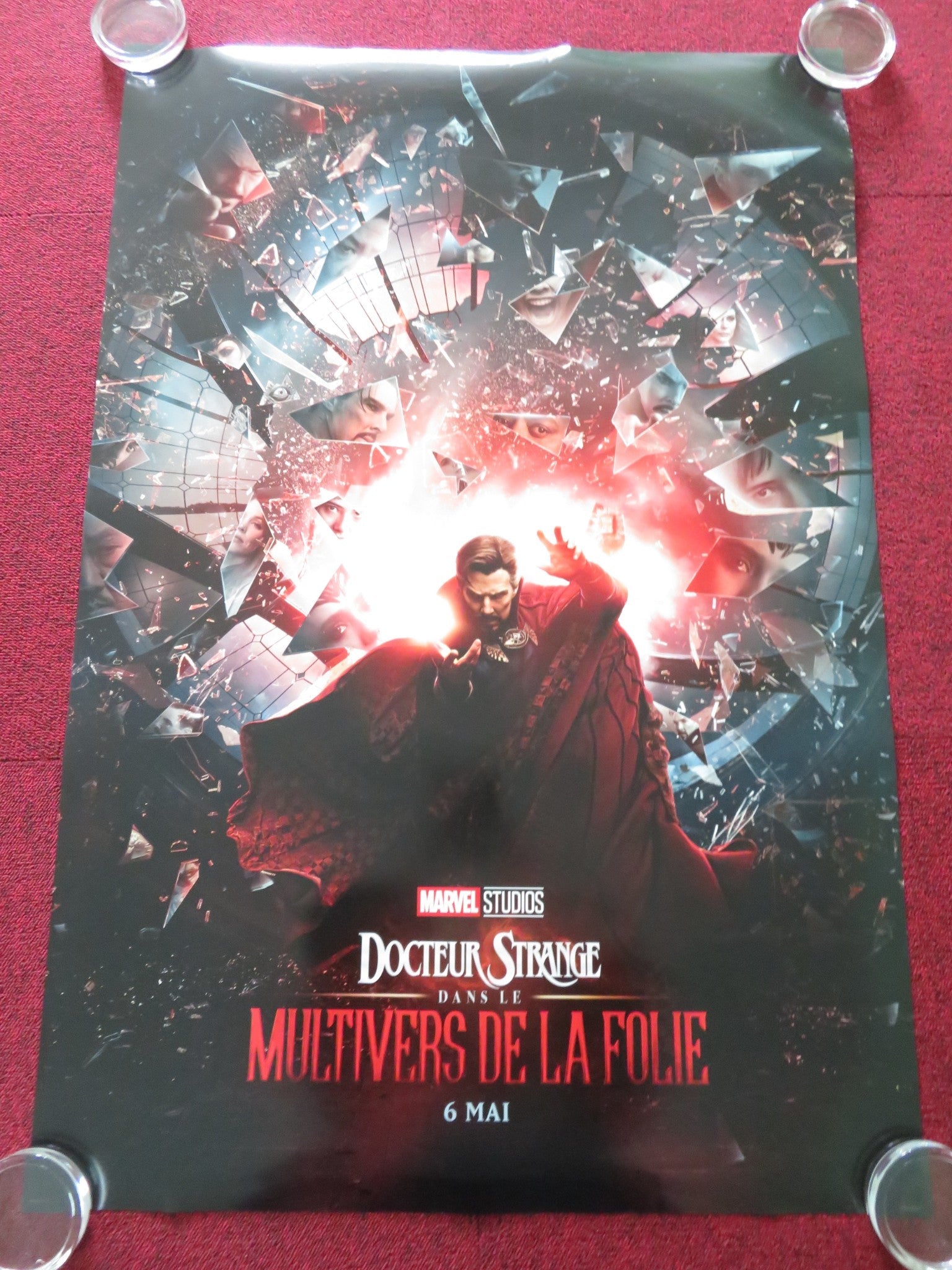 DOCTOR STRANGE IN THE MULTIVERSE OF MADNESS FRENCH ONE SHEET ROLLED POSTER 2022 Rendezvous Cinema Movie posters