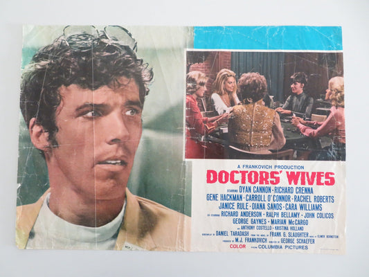 DOCTORS' WIVES ITALIAN FOTOBUSTA POSTER DYAN CANNON RICHARD CRENNA 1971 Movie posters