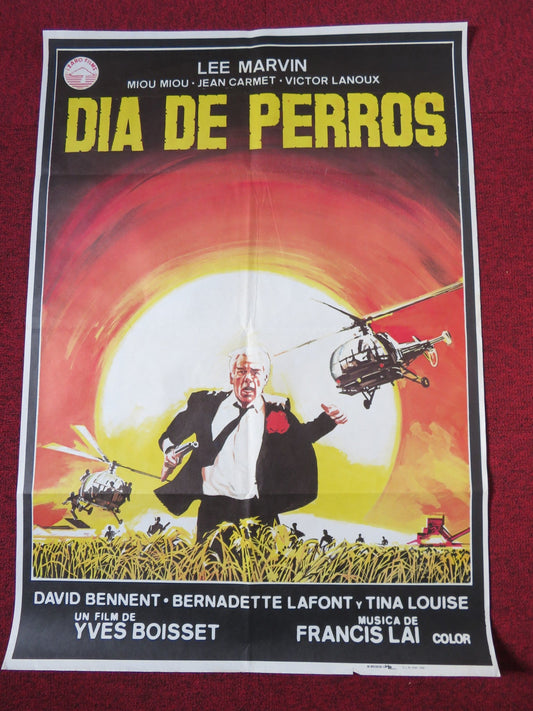 DOG DAY SPANISH POSTER LEE MARVIN MIOU MIOU 1984 Rendezvous Cinema Movie posters