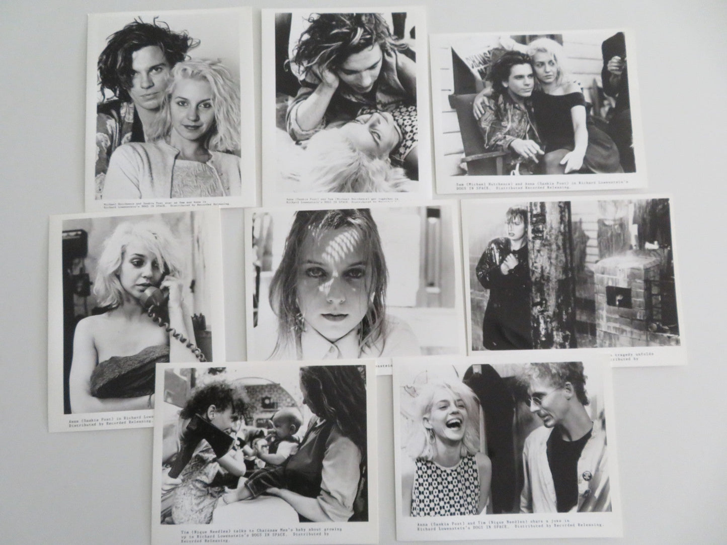 DOGS IN SPACE MOVIE STILL PHOTO LOT OF 8 MICHAEL HUTCHENCE SASKIA POST 1986 Movie posters