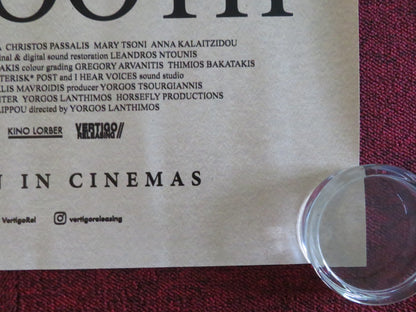 DOGTOOTH - 4K RESTORATION UK QUAD ROLLED POSTER CHRISTOS STERGIOGLOU 2009 Movie posters