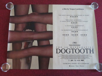 DOGTOOTH - 4K RESTORATION UK QUAD ROLLED POSTER CHRISTOS STERGIOGLOU 2009 Movie posters