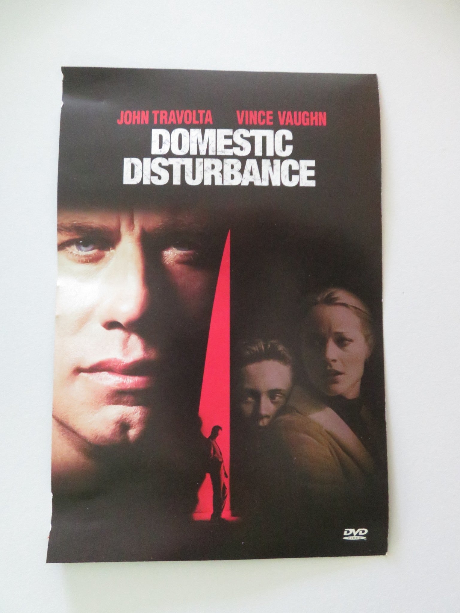 DOMESTIC DISTURBANCE (DVD) JOHN TRAVOLTA VINCE VAUGHAN 2001 REGION 2 Movie posters