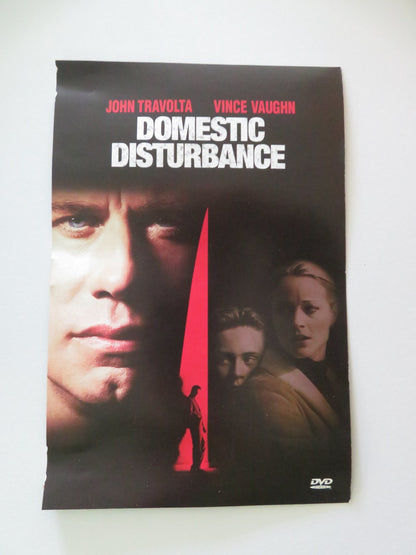 DOMESTIC DISTURBANCE (DVD) JOHN TRAVOLTA VINCE VAUGHAN 2001 REGION 2 Movie posters