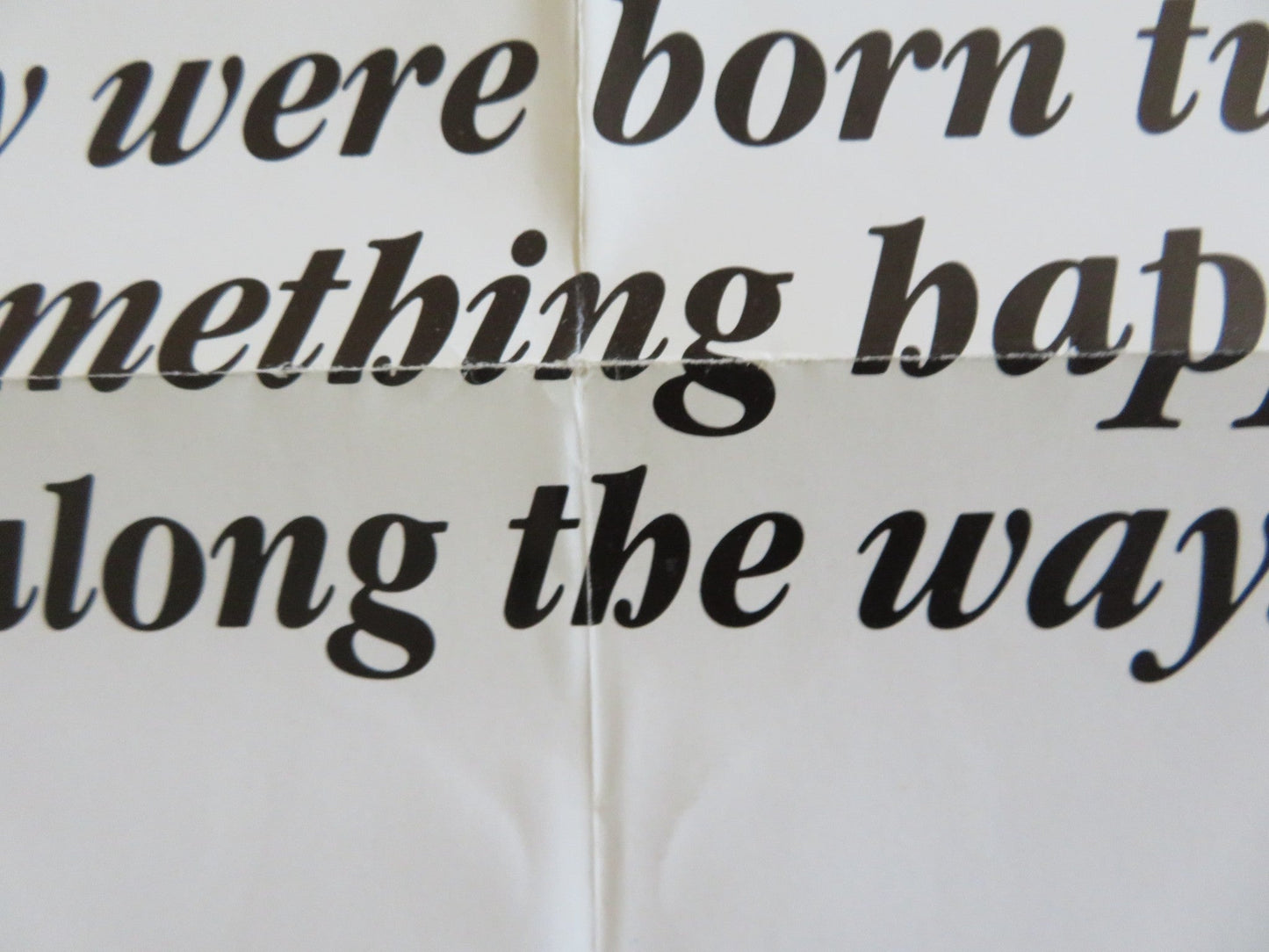 DOMINICK AND EUGENE FOLDED US ONE SHEET POSTER TOM HULCE RAY LIOTTA 1988 Rendezvous Cinema Movie posters