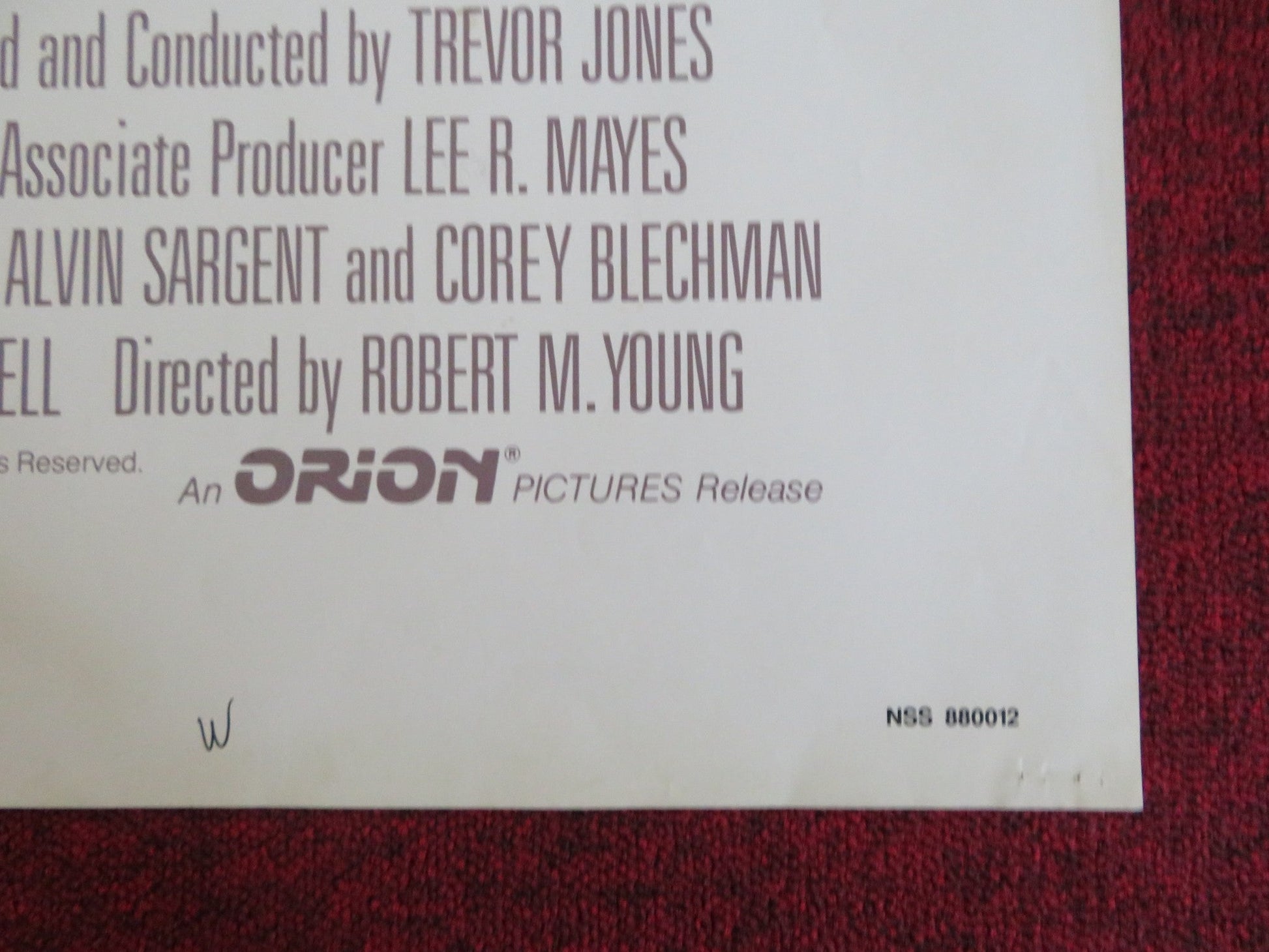 DOMINICK AND EUGENE FOLDED US ONE SHEET POSTER TOM HULCE RAY LIOTTA 1988 Rendezvous Cinema Movie posters