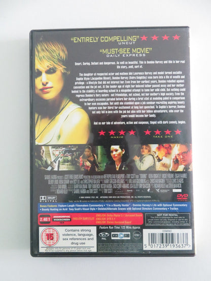 Domino (DVD) Keira Knightley Mickey Rourke 2005 Region 2 Movie posters