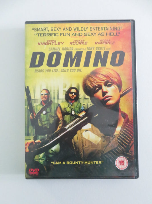 Domino (DVD) Keira Knightley Mickey Rourke 2005 Region 2 Movie posters