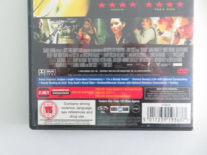 Domino (DVD) Keira Knightley Mickey Rourke 2005 Region 2 Movie posters