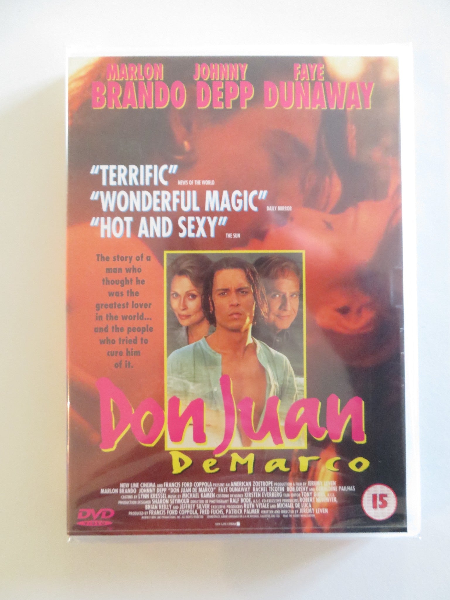 DON JUAN DEMARCO (DVD) JOHNNY DEPP MARLON BRANDO 1994 REGION 2 Rendezvous Cinema Movie posters