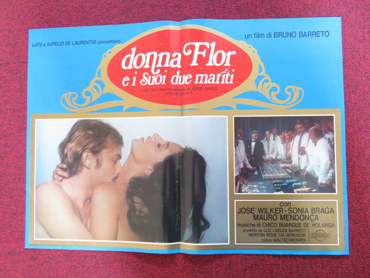 DONA FLOR AND HER TWO HUSBANDS - B ITALIAN FOTOBUSTA POSTER JOSE WILKER 1978 Rendezvous Cinema Movie posters