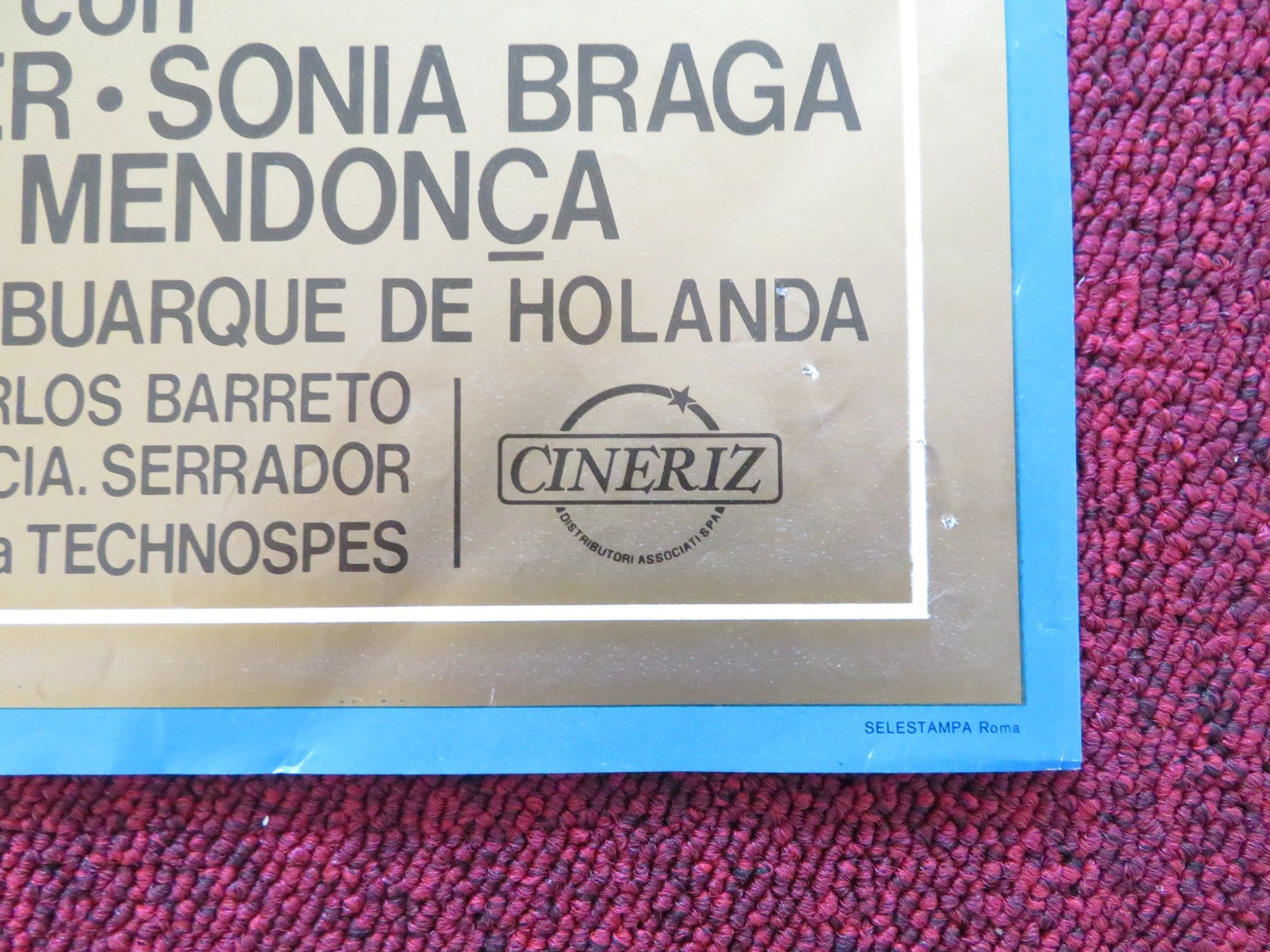DONA FLOR AND HER TWO HUSBANDS - B ITALIAN FOTOBUSTA POSTER JOSE WILKER 1978 Rendezvous Cinema Movie posters