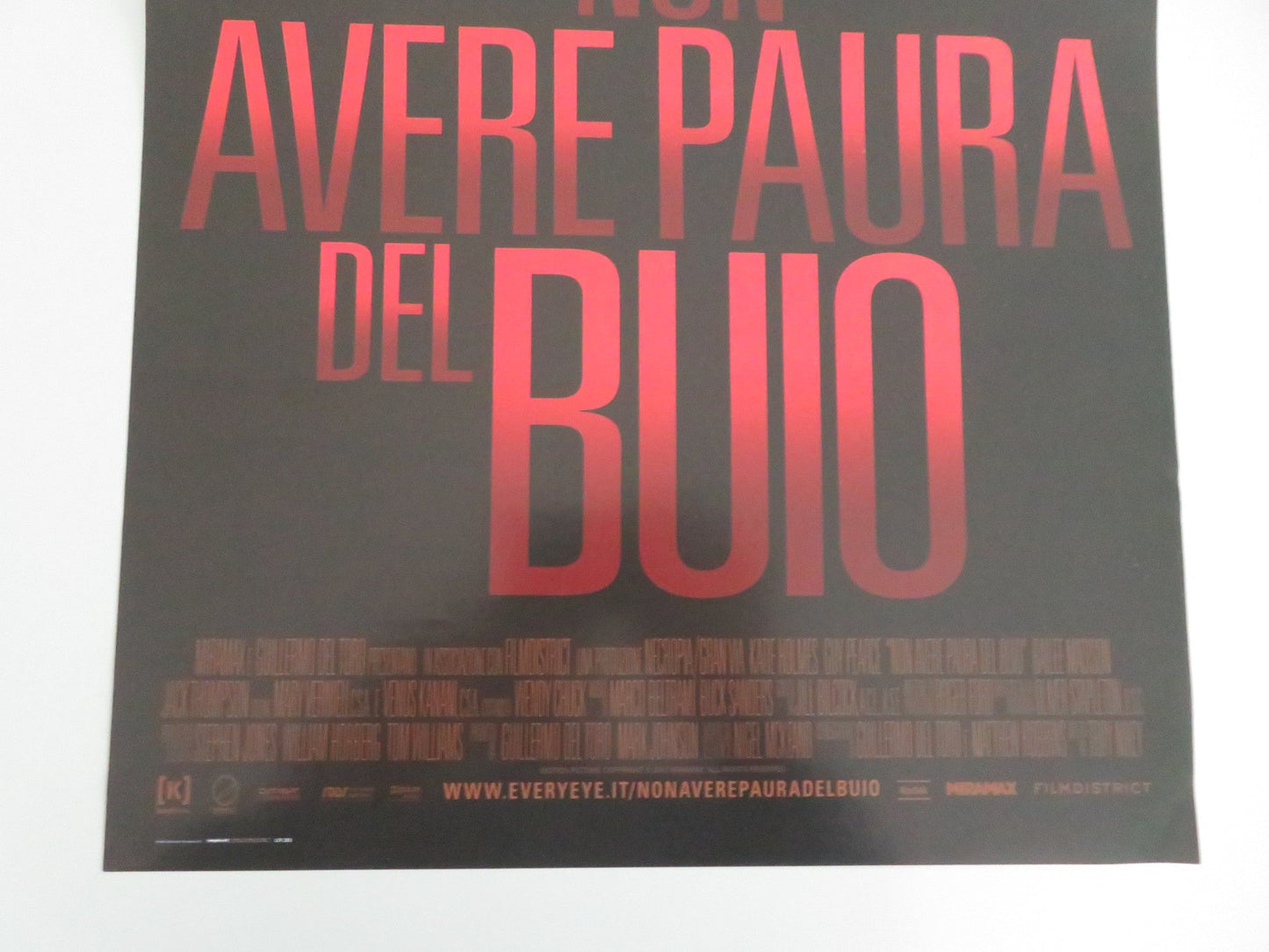DON'T BE AFRAID OF THE DARK ITALIAN LOCANDINA POSTER KATIE HOLMES PEARCE 2010 Movie posters