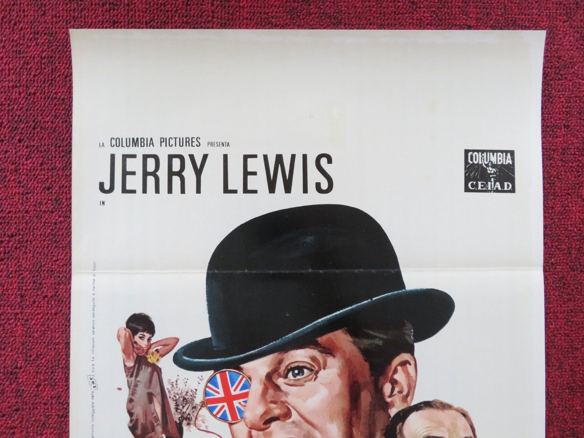 DON'T RAISE THE BRIDGE, LOWER THE RIVER ITALIAN LOCANDINA POSTER J. LEWIS 1968 Rendezvous Cinema Movie posters