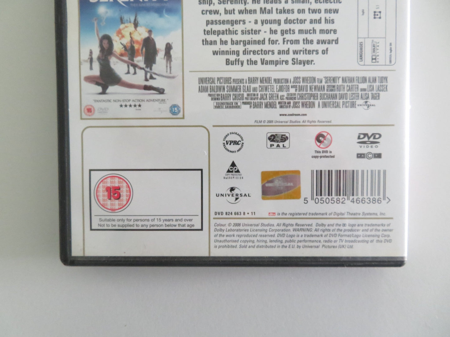 DOOM - EXTENDED EDITION AND SERENITY - 2 FILM BOXSET (DVD) 2005 REGION 2, 5 Movie posters