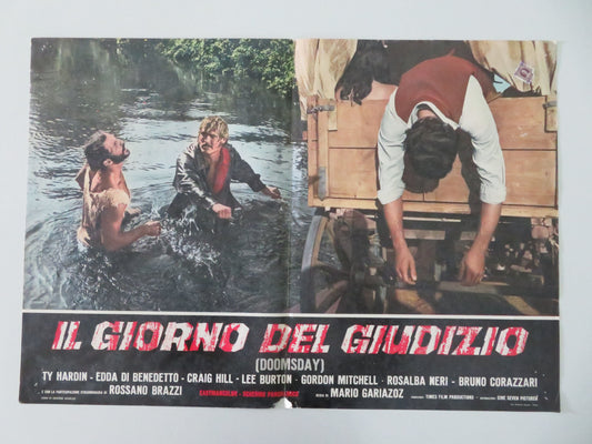 Doomsday - B Italian Fotobusta Poster Ty Hardin Rossano Brazzi 1971 Movie posters