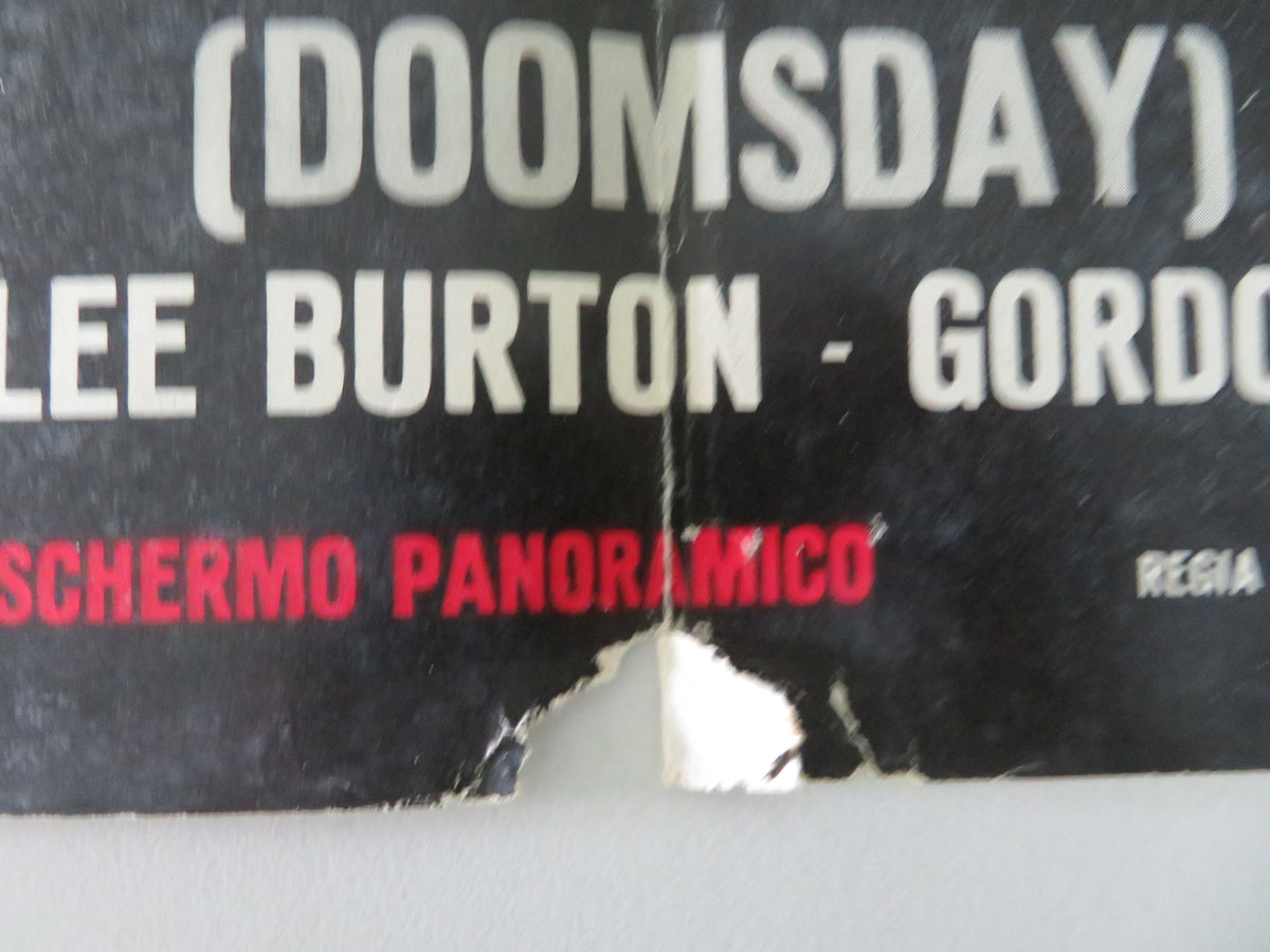 Doomsday - B Italian Fotobusta Poster Ty Hardin Rossano Brazzi 1971 Movie posters