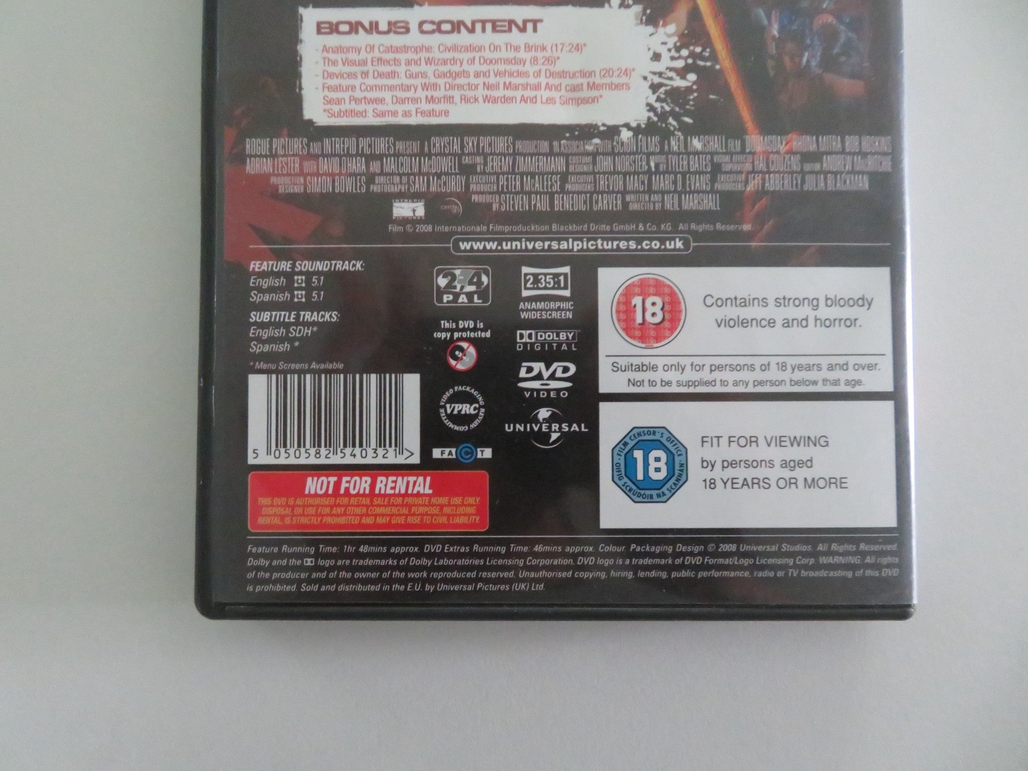 DOOMSDAY (DVD) CARYN PETERSON ADEOLA ARIYO 2008 REGION 2,4 – Rendezvous ...