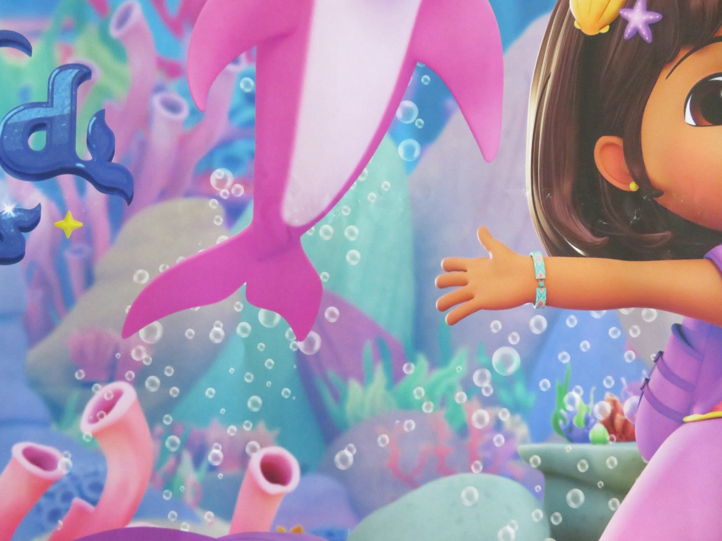 DORA: MAGIC MERMAID ADVENTURES UK QUAD ROLLED POSTER KEVIN ANDREW 2025 Movie posters