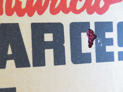 DOS MEXICANAS EN MEXICA FOLDED MEXICAN SHEET POSTER LOLA BELTRAN 1964 Rendezvous Cinema Movie posters