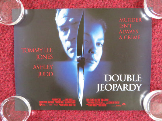 DOUBLE JEOPARDY UK MINI QUAD POSTER TOMMY LEE JONES ASHLEY JUDD 1999 Rendezvous Cinema Movie posters