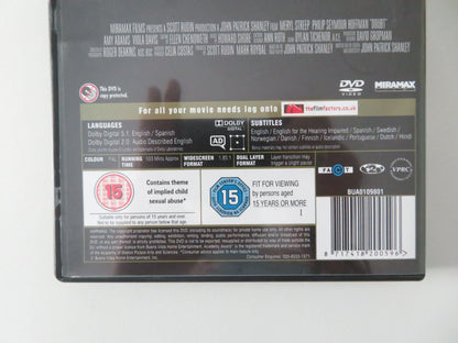 Doubt (DVD) Meryl Streep Philip Seymour Hoffman Amy Adams 2008 Region 2 Movie posters