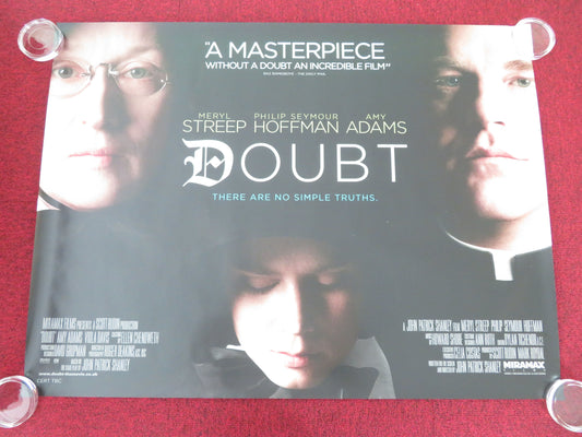 Doubt UK Quad Rolled Poster Meryl Streep Philip Seymour Hoffman Amy Adams 2008 Movie posters