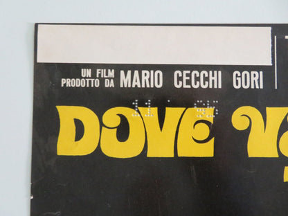 Dove Vai Tutta Nuda? Italian Fotobusta Poster Milian Maria Grazia Buccella 1969 Movie posters