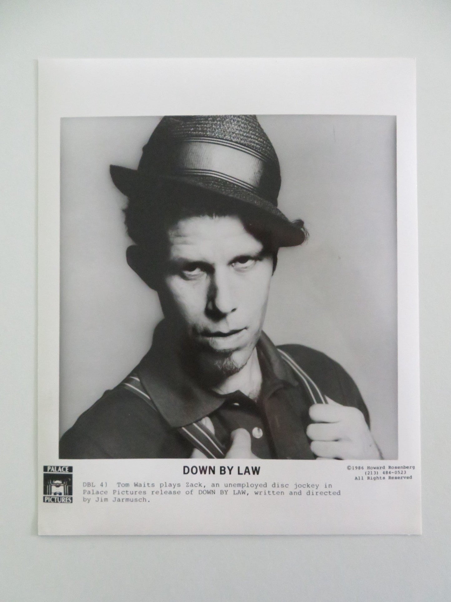 DOWN BY LAW MOVIE STILL PHOTO LOT OF 6 TOM WAITS JOHN LURIE 1986 Movie posters