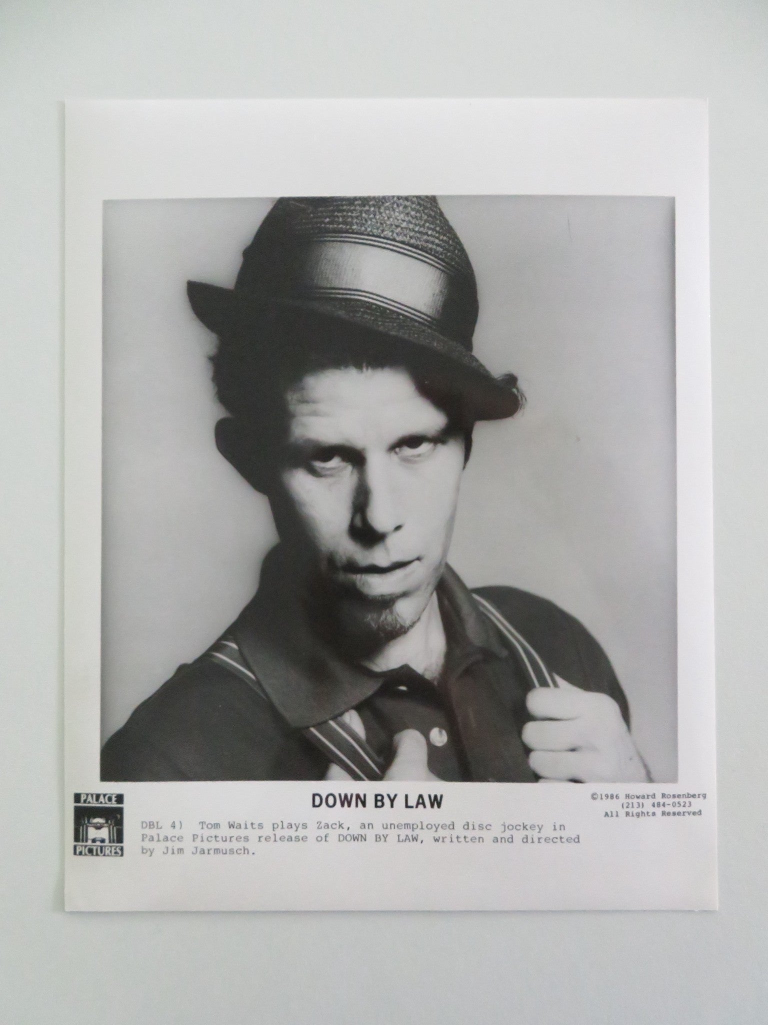 DOWN BY LAW MOVIE STILL PHOTO LOT OF 6 TOM WAITS JOHN LURIE 1986 Movie posters