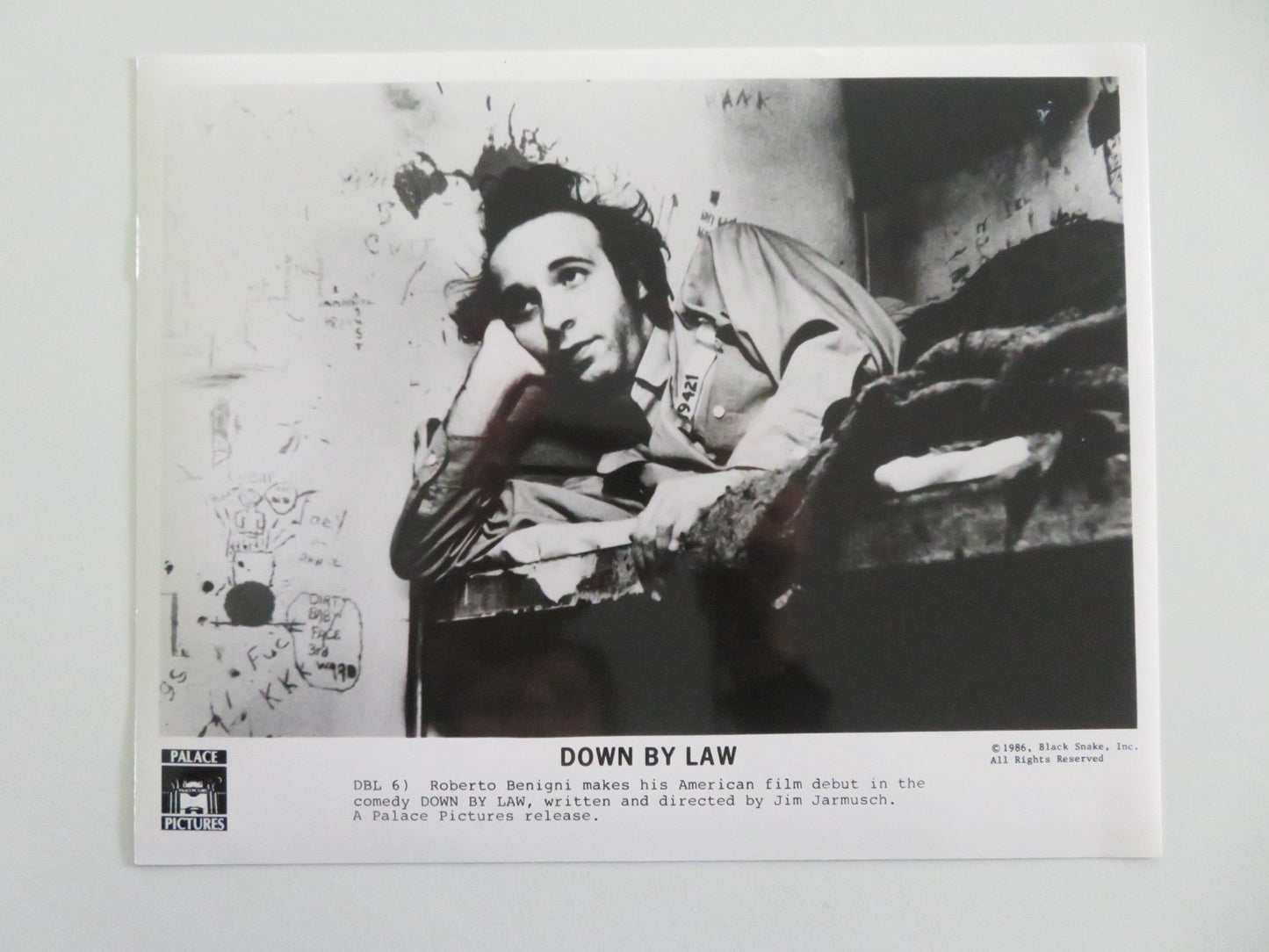 DOWN BY LAW MOVIE STILL PHOTO LOT OF 6 TOM WAITS JOHN LURIE 1986 Movie posters
